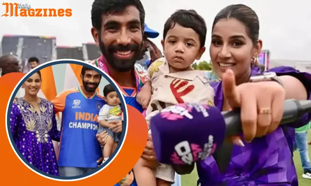 Sanjana Ganesan and Jasprit Bumrah Baby